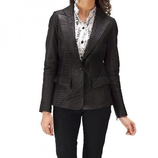 Women Leather Coat