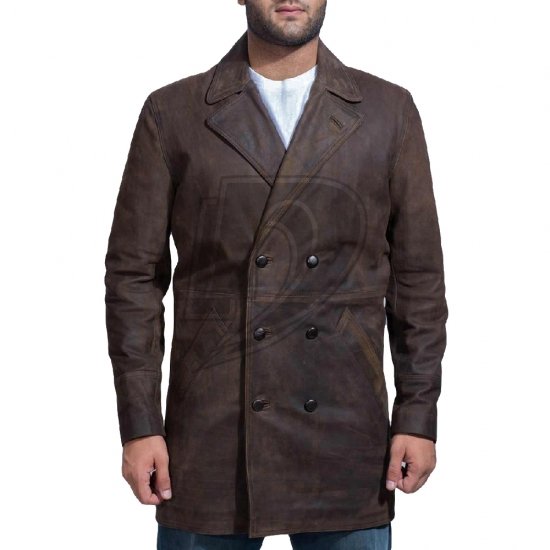 Men Leather Coat