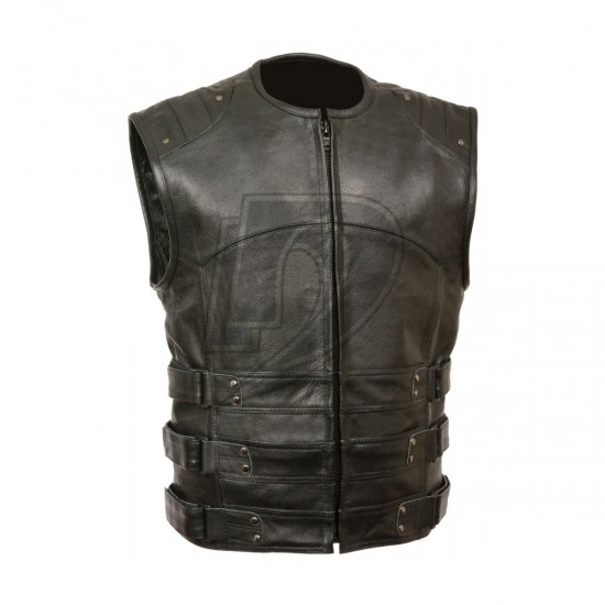 Men Leather Vest